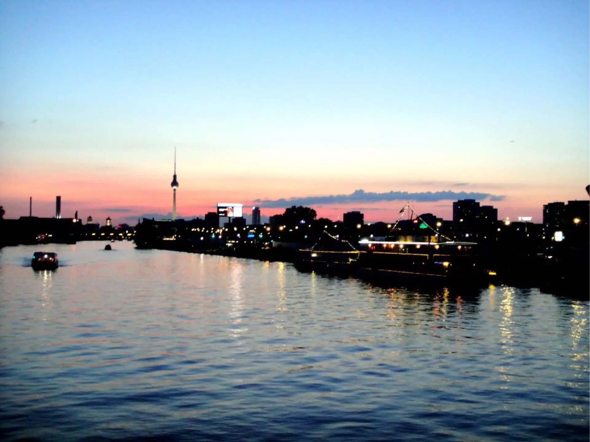 Berlín al atardecer