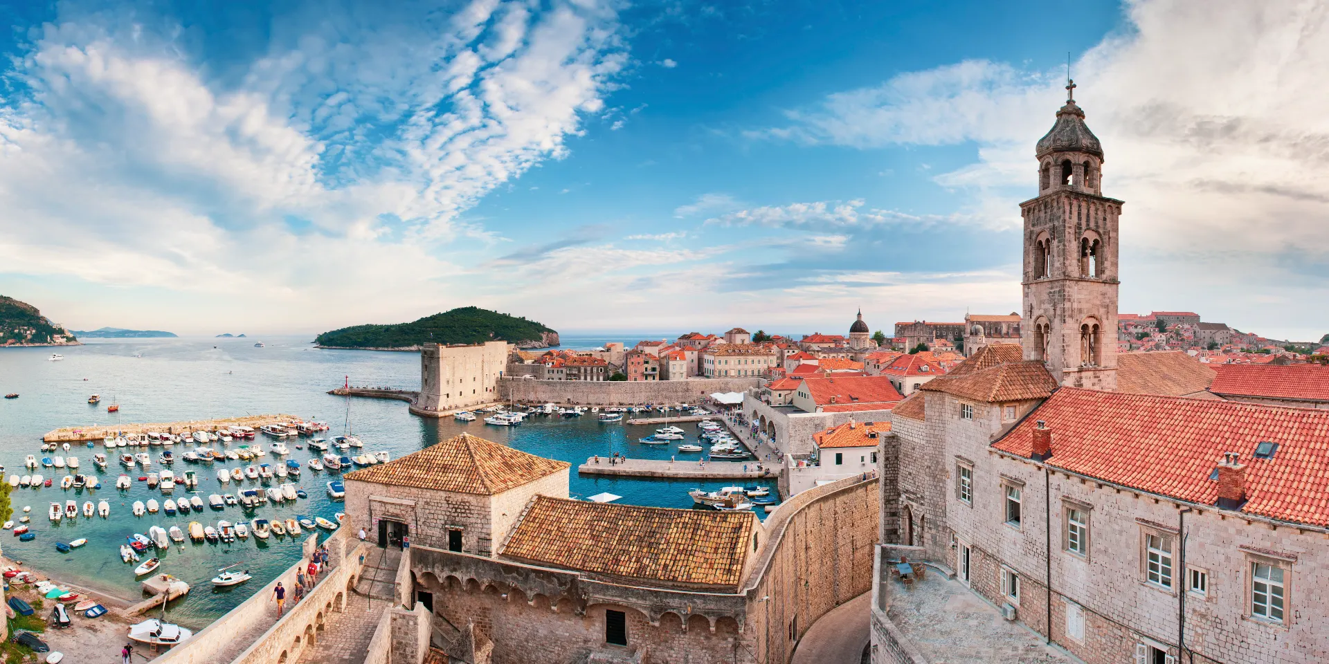 Vista panorámica de Dubrovnik