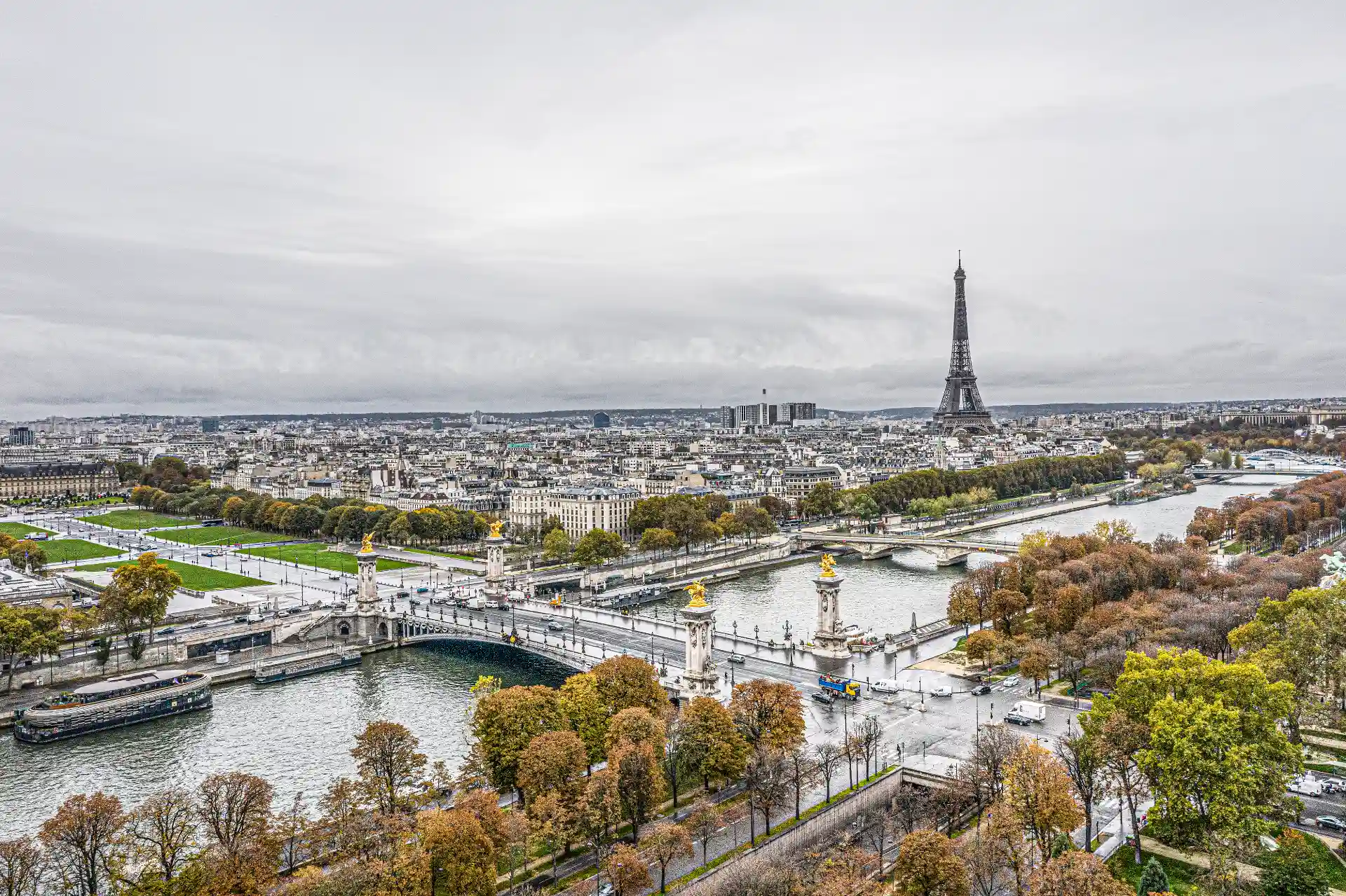 Vista panorámica de París