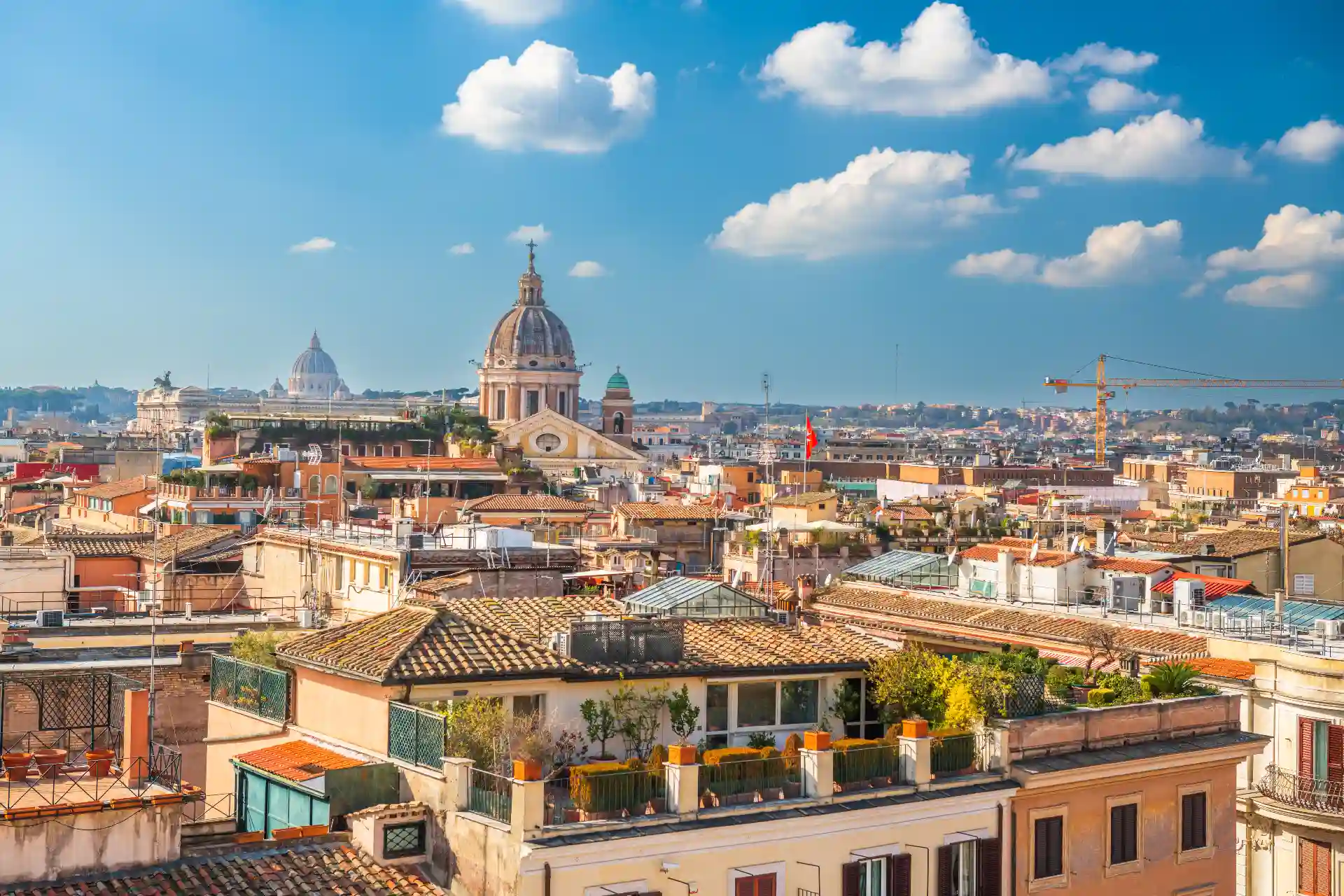 Vista panorámica de Roma