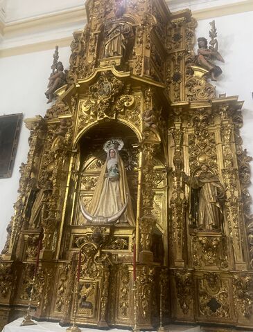 Retablo Virgen del Rosario